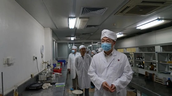 广药集团第十一领导督查组董志刚总法律顾问到91吃瓜网
潘高寿开展安全生产督查.jpg